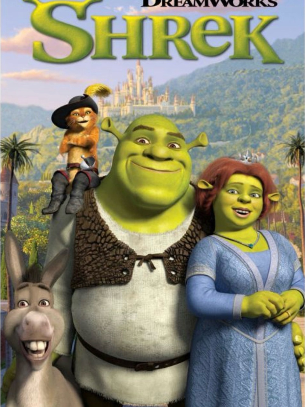 Dreamworks Shrek Family Poster - Green, Blue, Brown